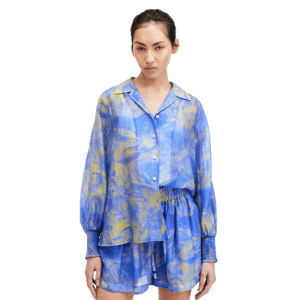 AllSaints Isla Inspiral Printed Relaxed Fit Shirt 